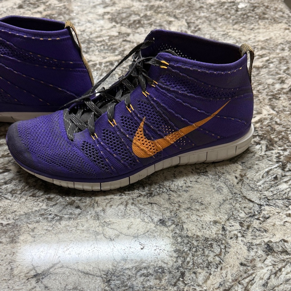 Nike Purple and Orange Athletic Shoes